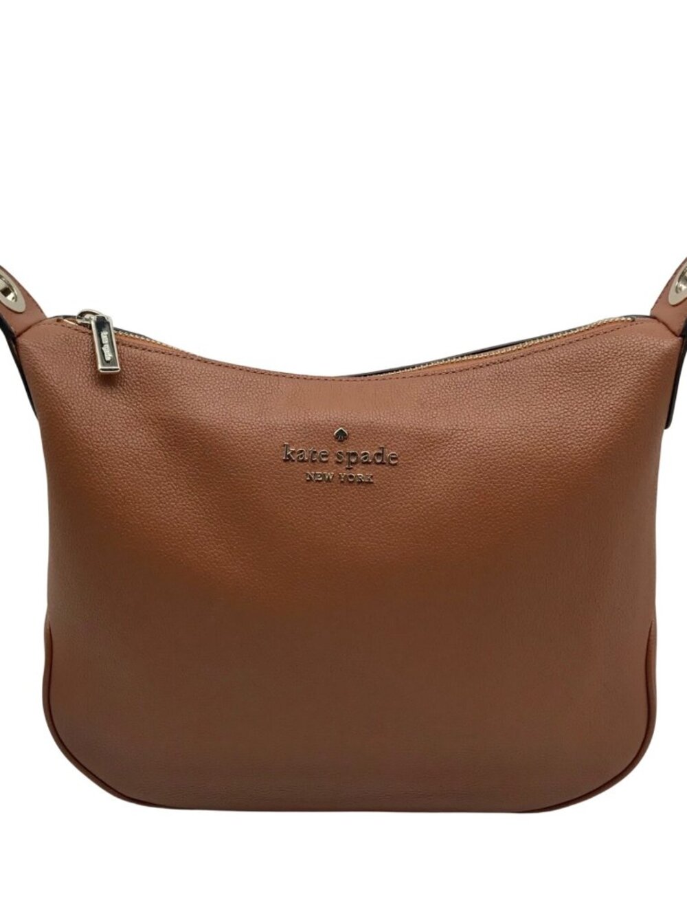 Kate Spade Brown Pebbled Leather Rosie Shoulder Bag